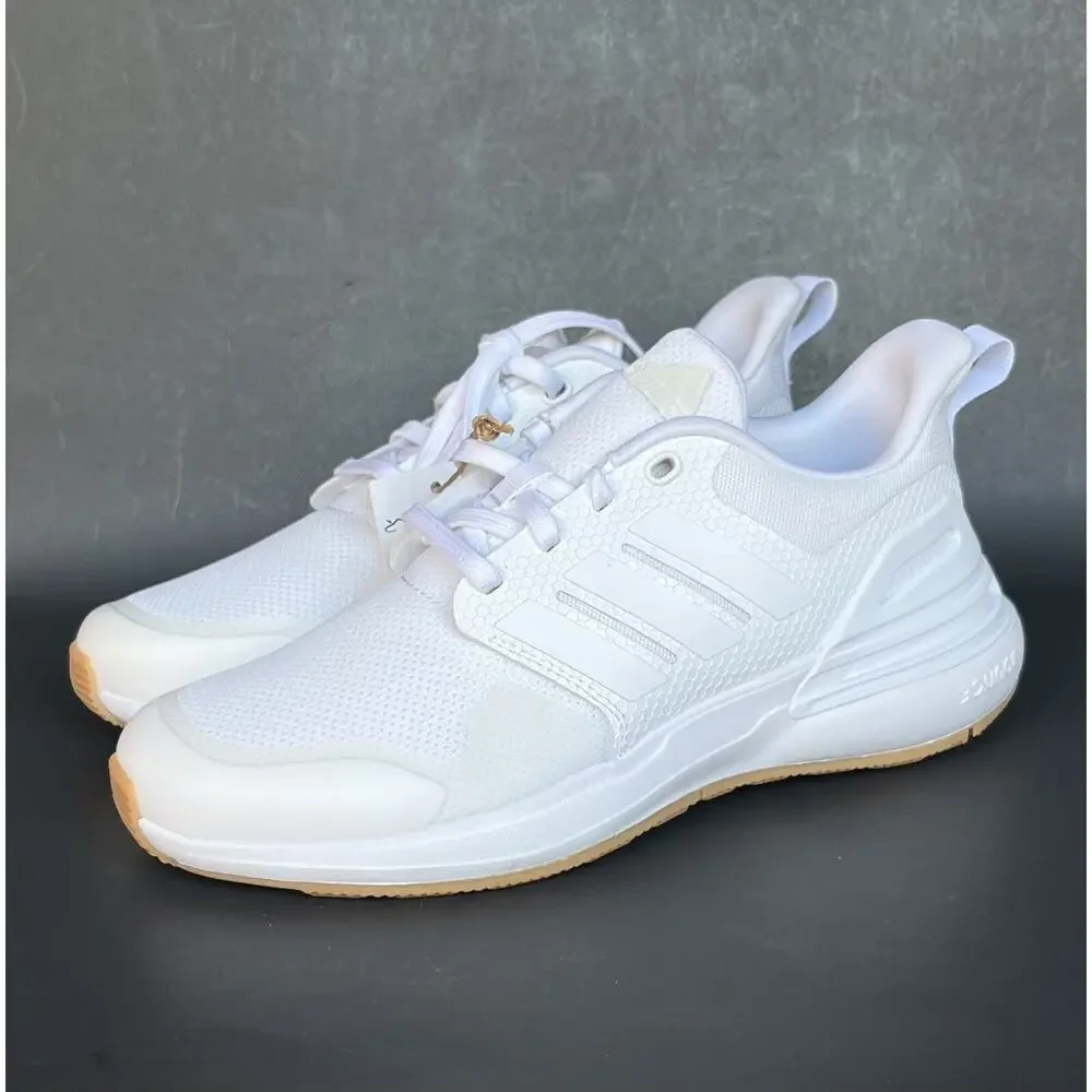 Adidas RapidaSport White Sneakers Kids 4.5 / Women's 5.5 US Size NWB